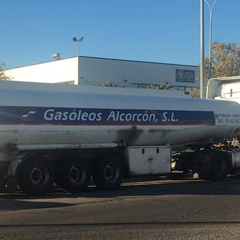 Gasóleos Alcorcón camión cisterna