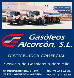 Gasóleos Alcorcón publicidad de la empresa